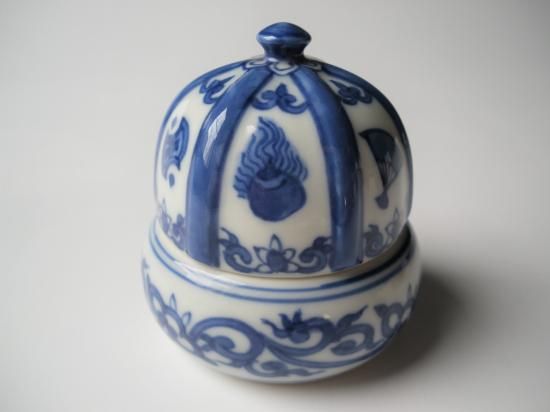 S130 香合 『真葛香斎造』『交趾』『玉龍香合』 共箱 茶道具