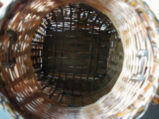 唐物写肩衝花入 (共箱)島田竹宝斎 - 茶道具販売 栗林園