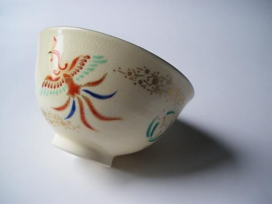 色絵 紫寿茶碗 (共箱)山川敦司 - 茶道具販売 栗林園 色絵 紫寿茶碗 (共箱)山川敦司 - 茶道具販売 栗林園