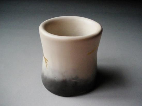 雲華焼 鶴絵蓋置 (共箱)蒲池窯 伊東征隆 - 茶道具販売 栗林園 雲華焼 鶴絵蓋置 (共箱)蒲池窯 伊東征隆 - 茶道具販売 栗林園