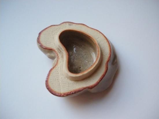 萩焼 猿香合 (共箱)十五代 坂倉新兵衛 - 茶道具販売 栗林園