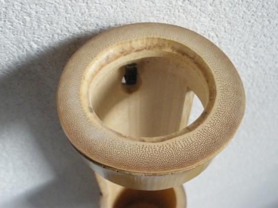 竹 廻花入 (共箱)西川楳玄 - 茶道具販売 栗林園