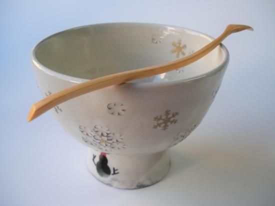手彫り茶杓 復刻版笹之葉型 野点仕覆寸 工芸品