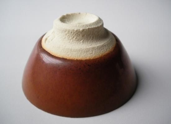 柿釉 ぐいのみ (共箱) C 清水保孝 - 茶道具販売 栗林園
