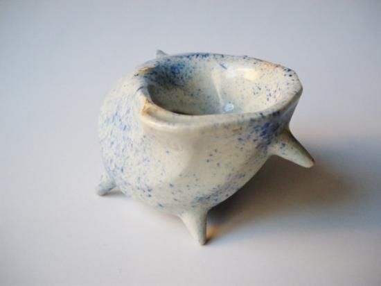 粟田焼 栄螺蓋置 (共箱)安田浩人 - 茶道具販売 栗林園