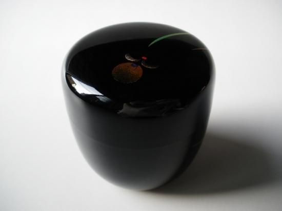 茶道具 蛍蒔絵 大棗 竹内幸斎 共箱 ホタル 夏 薄茶 茶会 茶器