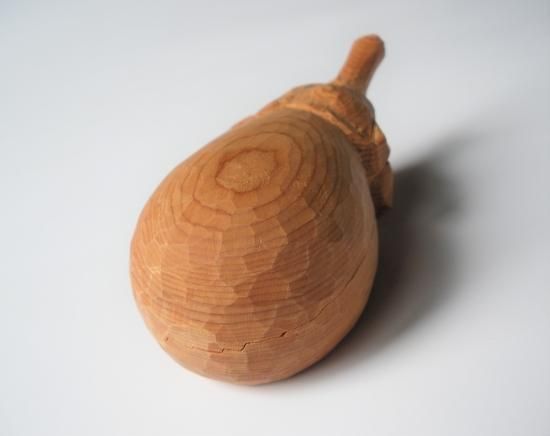 桧 茄子香合 (共箱)山崎如悦 - 茶道具販売 栗林園