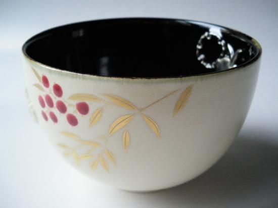 茶道具 魚水庵造 福島三春 玉うさぎ茶碗 共箱 C 8295 【公式通販】