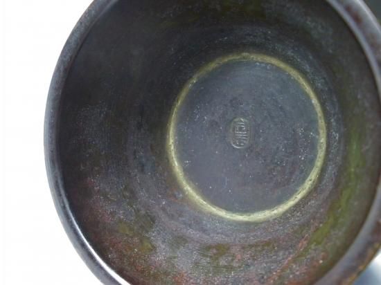 古銅 大名物写 鶴一声花入 (共箱)一ノ瀬宗辰 - 茶道具販売 栗林園 古銅 大名物写 鶴一声花入 (共箱)一ノ瀬宗辰 - 茶道具販売 栗林園