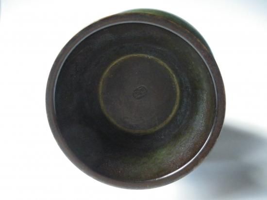 古銅 大名物写 鶴一声花入 (共箱)一ノ瀬宗辰 - 茶道具販売 栗林園 古銅 大名物写 鶴一声花入 (共箱)一ノ瀬宗辰 - 茶道具販売 栗林園