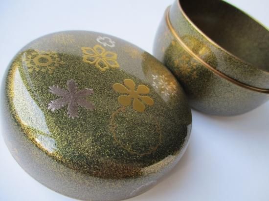 雪華蒔絵平棗 (紙箱)東雲 - 茶道具販売 栗林園