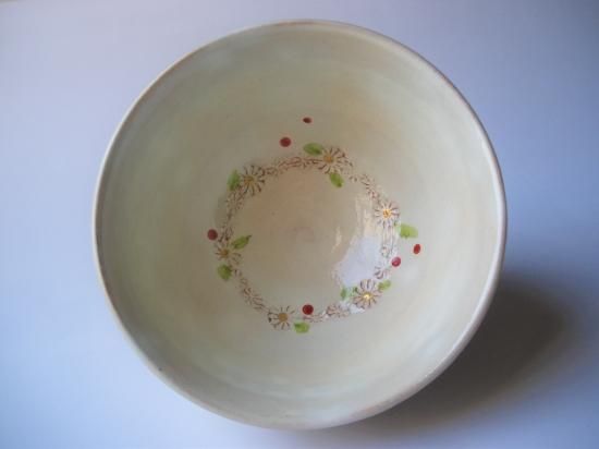 c027【新品・未使用】茶碗 粉引き クリスマスリース 清和窯 紙箱 茶道具 c027【新品・未使用】茶碗 粉引き クリスマスリース 清和窯 紙箱