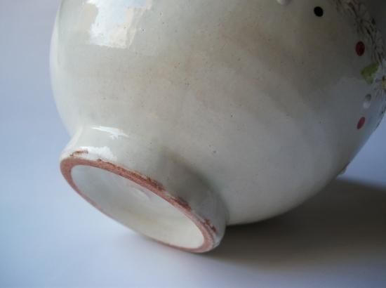 c027【新品・未使用】茶碗 粉引き クリスマスリース 清和窯 紙箱 茶道具 c027【新品・未使用】茶碗 粉引き クリスマスリース 清和窯 紙箱