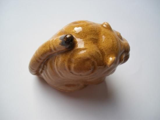 万古焼 寅香合 (共箱)松古窯 佐久間芳丘 - 茶道具販売 栗林園