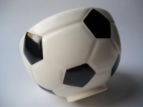 サッカーボール茶碗 (共箱)中村良二 - 茶道具販売 栗林園