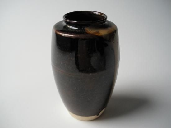 膳所焼 槍鞘写 茶入 (共箱)陽炎園 岩崎新定 - 茶道具販売 栗林園 膳所焼 槍鞘写 茶入 (共箱)陽炎園 岩崎新定 - 茶道具販売 栗林園