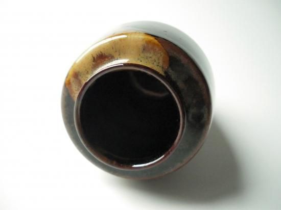 膳所焼 槍鞘写 茶入 (共箱)陽炎園 岩崎新定 - 茶道具販売 栗林園 膳所焼 槍鞘写 茶入 (共箱)陽炎園 岩崎新定 - 茶道具販売 栗林園