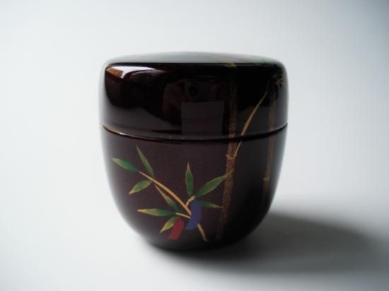 溜塗 七夕蒔絵中棗 (紙箱)東雲 - 茶道具販売 栗林園