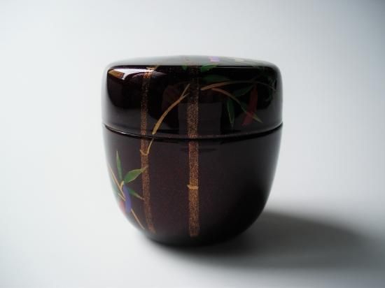 溜塗 七夕蒔絵中棗 (紙箱)東雲 - 茶道具販売 栗林園