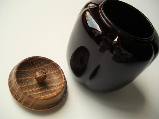 阿古陀茶器 桑ノ木蓋添え (紙箱) - 茶道具販売 栗林園