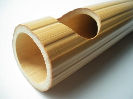 シボ竹 円窓切尺八花入 (化粧箱)宮下竹憲 - 茶道具販売 栗林園