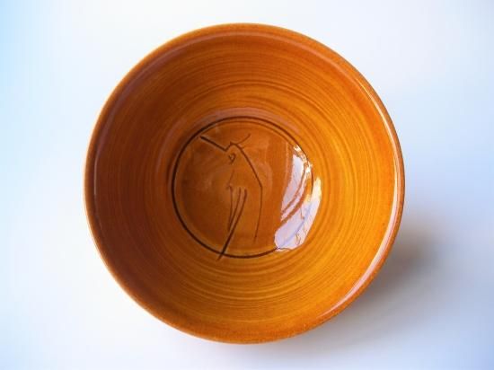 大樋焼 鳥紋茶碗 (共箱)大樋年朗 - 茶道具販売 栗林園 大樋焼 鳥紋茶碗 (共箱)大樋年朗 - 茶道具販売 栗林園