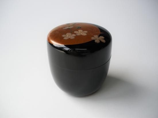 加賀蒔絵師 田中宗凌作 棗 花筏蒔絵 螺鈿 もみじ 茶器 茶具 共 加賀蒔絵師 田中宗凌作 棗 花筏蒔絵 螺鈿 もみじ 茶器 茶具 共