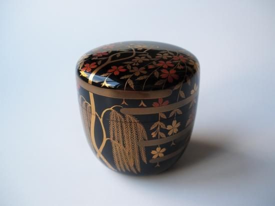 R270棗『中村宗悦作』『金地』『淡々斎好写』『鳳凰棗』共箱茶道具