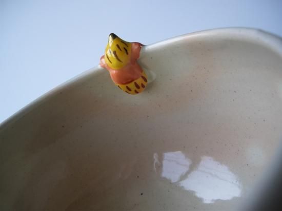 色絵 雷様茶碗 (紙箱)東山深山 - 茶道具販売 栗林園