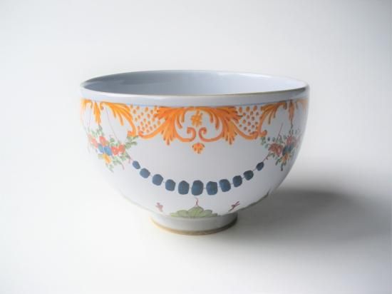 フランス刺繍 茶碗 (共箱)ミルタモリジ - 茶道具販売 栗林園