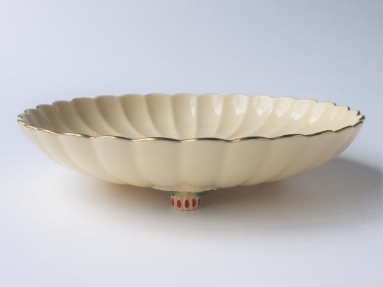 薩摩焼 無地金彩 菊脚皿 特大 (紙箱)沈壽官窯 - 茶道具販売 栗林園