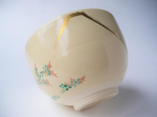 仁清写 秋の富士茶碗 (共箱)七代 高橋道八 - 茶道具販売 栗林園