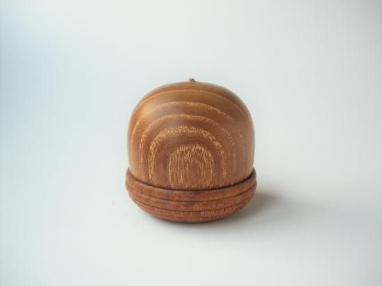 桑 どんぐり香合 (共箱)中村湖彩 - 茶道具販売 栗林園