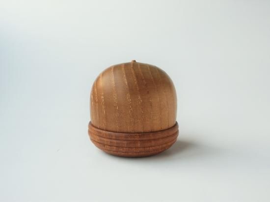 桑 どんぐり香合 (共箱)中村湖彩 - 茶道具販売 栗林園