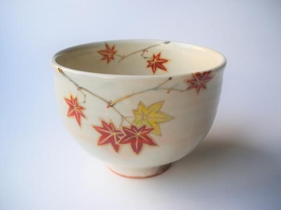 最終値下 茶道具 茶碗 色絵 山吹 山川敦司 新品