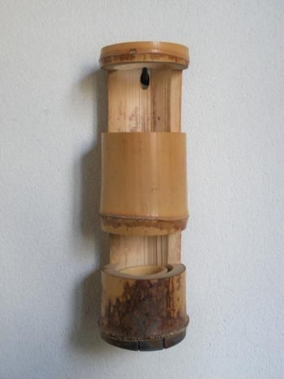 竹二重切花入 (紙箱)宮下竹憲 - 茶道具販売 栗林園