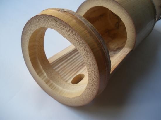 竹二重切花入 (紙箱)宮下竹憲 - 茶道具販売 栗林園