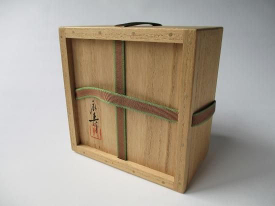 永楽保全写日ノ出鶴絵茶碗 (共箱)二代 矢口永寿 - 茶道具販売 栗林園 永楽保全写日ノ出鶴絵茶碗 (共箱)二代 矢口永寿 - 茶道具販売 栗林園