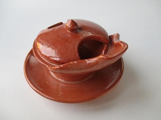 赤楽 するめ瓦 (紙箱)川崎和楽 - 茶道具販売 栗林園