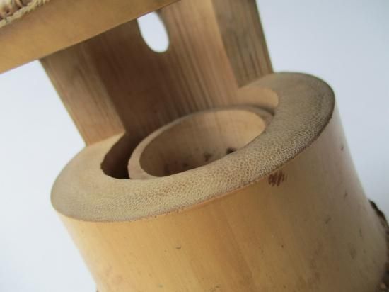 竹 一重切花入 (共箱)黒田宗玄 - 茶道具販売 栗林園 竹 一重切花入 (共箱)黒田宗玄 - 茶道具販売 栗林園