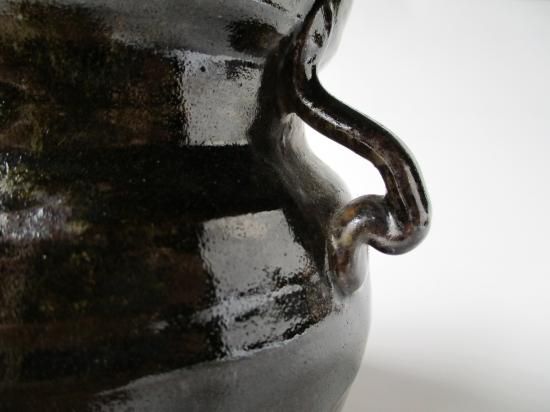 高取写 耳付水指 (共箱)須田祥豊 - 茶道具販売 栗林園 高取写 耳付水指 (共箱)須田祥豊 - 茶道具販売 栗林園