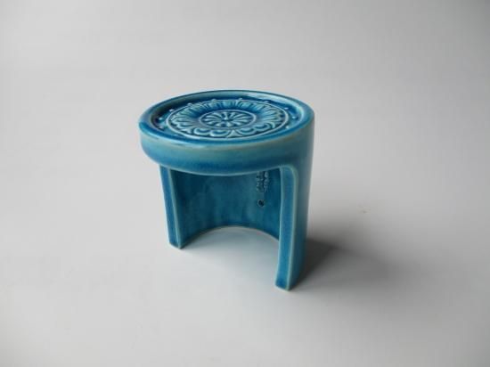 交趾 瓦蓋置 (共箱)真葛焼 五代 宮川香斎 - 茶道具販売 栗林園 交趾 瓦蓋置 (共箱)真葛焼 五代 宮川香斎 - 茶道具販売 栗林園