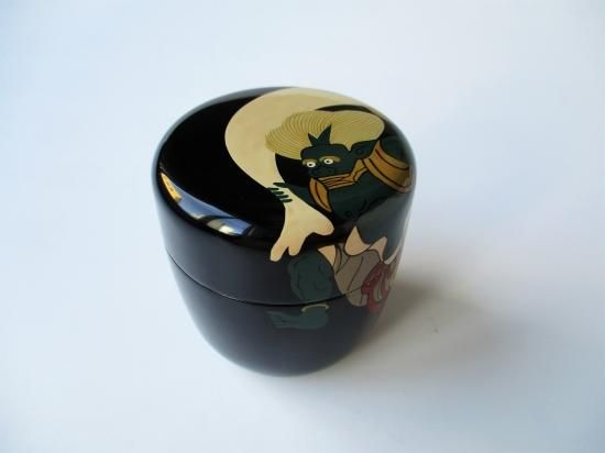茶道具] 中棗 松蒔絵 (共箱)