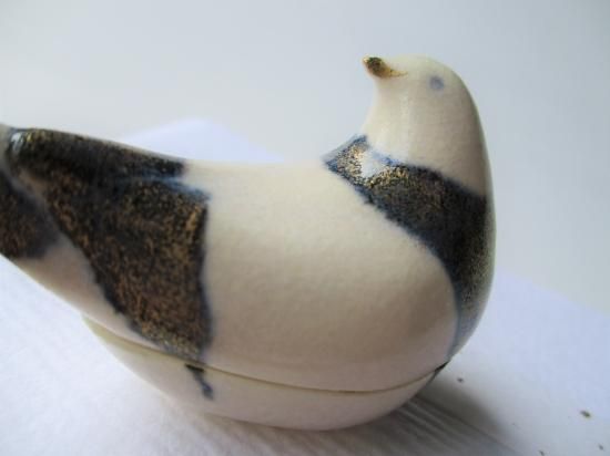 都鳥香合 (共箱)今岡三四郎 - 茶道具販売 栗林園 都鳥香合 (共箱)今岡三四郎 - 茶道具販売 栗林園