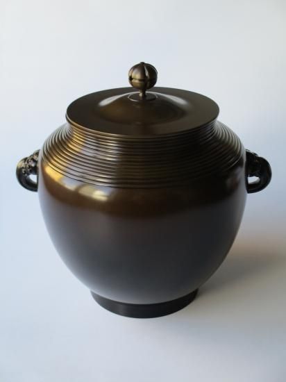 淡々斎好写 唐銅 口糸目皆具 (共箱)一ノ瀬宗也 - 茶道具販売 栗林園 淡々斎好写 唐銅 口糸目皆具 (共箱)一ノ瀬宗也 - 茶道具販売 栗林園