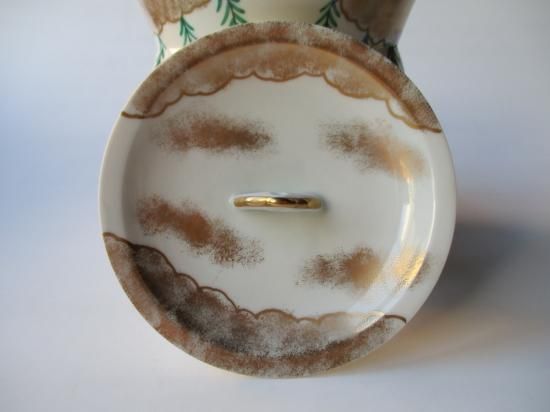 柳橋絵水指 (箱なし)中村秋峰 - 茶道具販売 栗林園 柳橋絵水指 (箱なし)中村秋峰 - 茶道具販売 栗林園