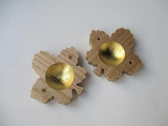 桐木地 梶ノ葉香合 (共箱)中川秀甫 - 茶道具販売 栗林園