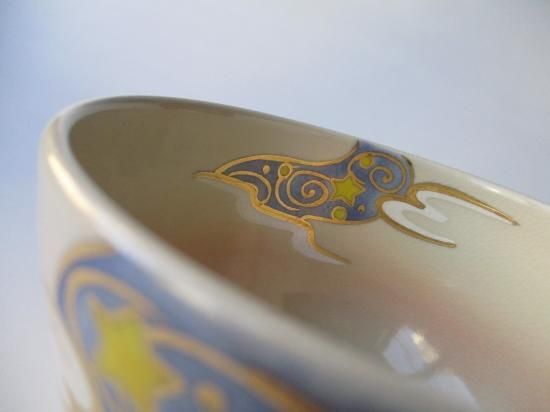 茶器/茶道具 抹茶茶碗 七夕】 色絵茶碗 七夕（七夕飾り） 加藤起
