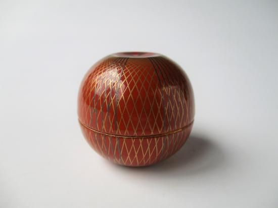 淡々斎在判箱 手マリ香合 (共箱)常寛 - 茶道具販売 栗林園
