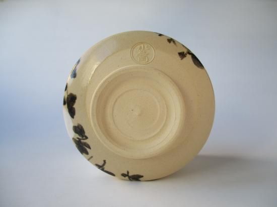 乾山写 銹絵 萬寿菊茶碗 (共箱)水無月窯 藤谷芳哉 - 茶道具販売